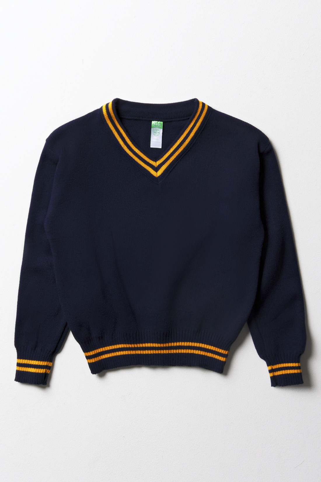 UNISEX LONG SLEEVED JERSEY STRIPED NAVY GOLD-NAVY-MEDIUM