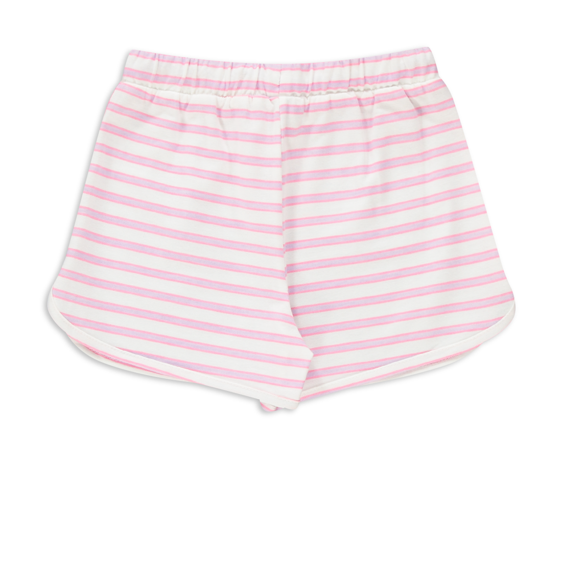 Frill Short Lilac Stripe-MILK-2-3 YRS