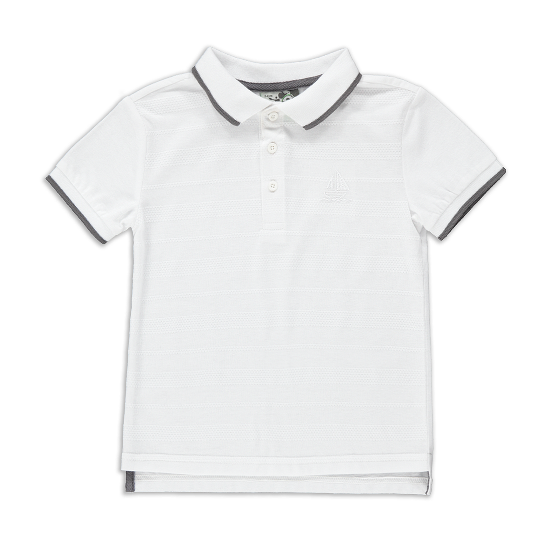 Stripe golfer white-WHITE-2-3 YRS