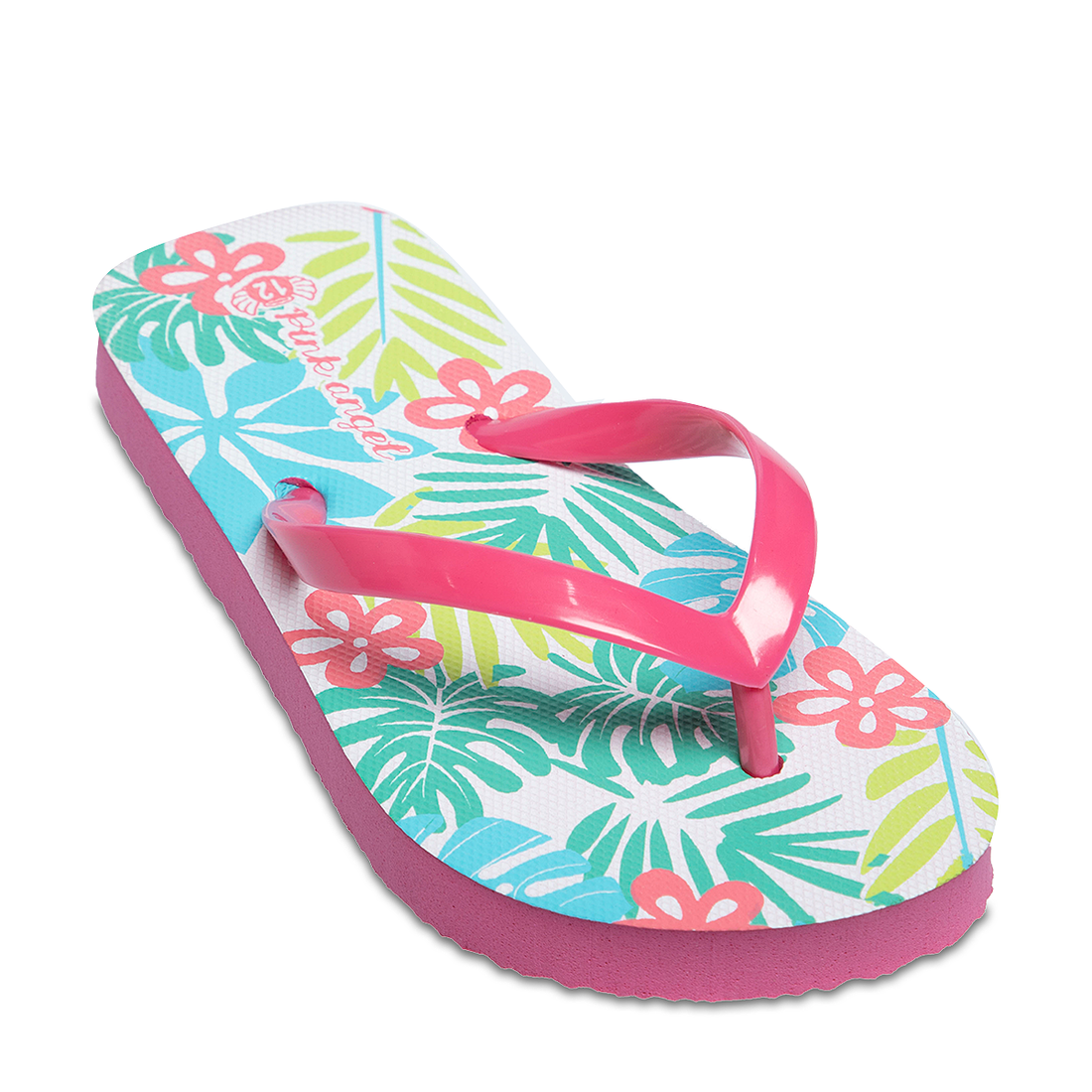 tropical flip flop-MID PINK-1