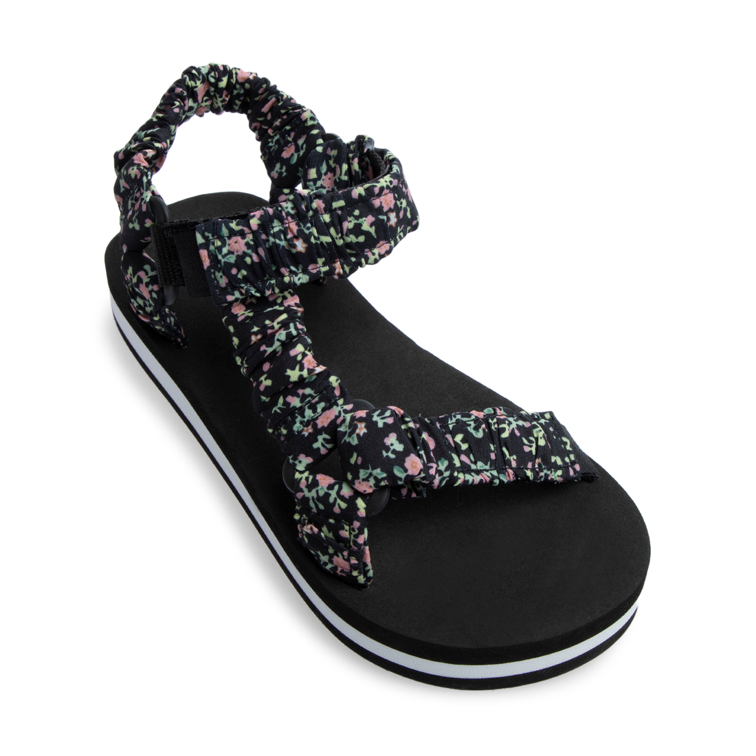 floral rouge sport sandal-BLACK-13