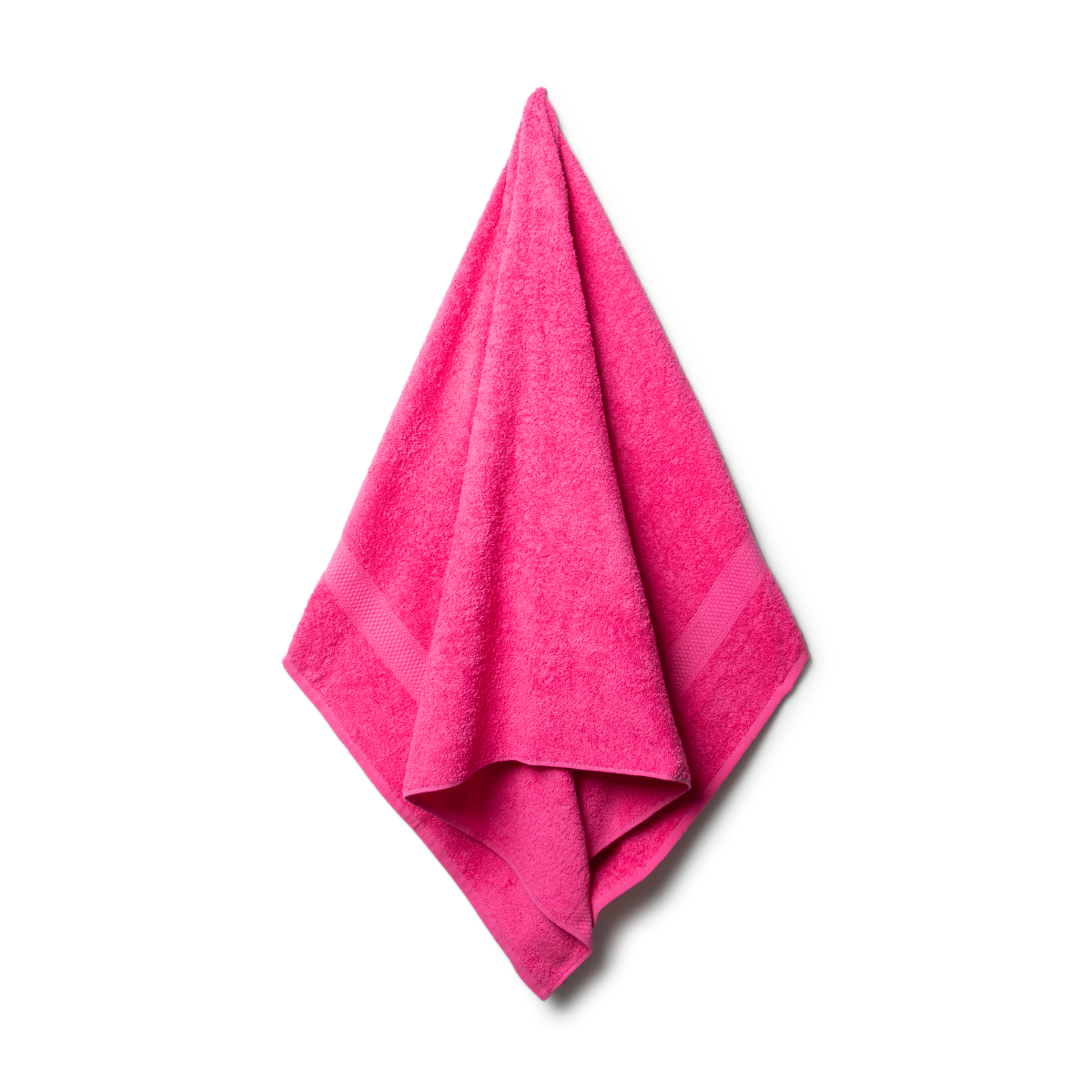 CERISE PLAIN BATH SHEET-CERISE-90X150 CM