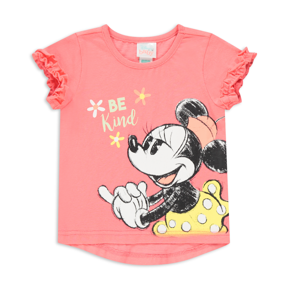 2 Pack Minnie t-shirts sunkissed coral-CORAL-6-12 MTHS