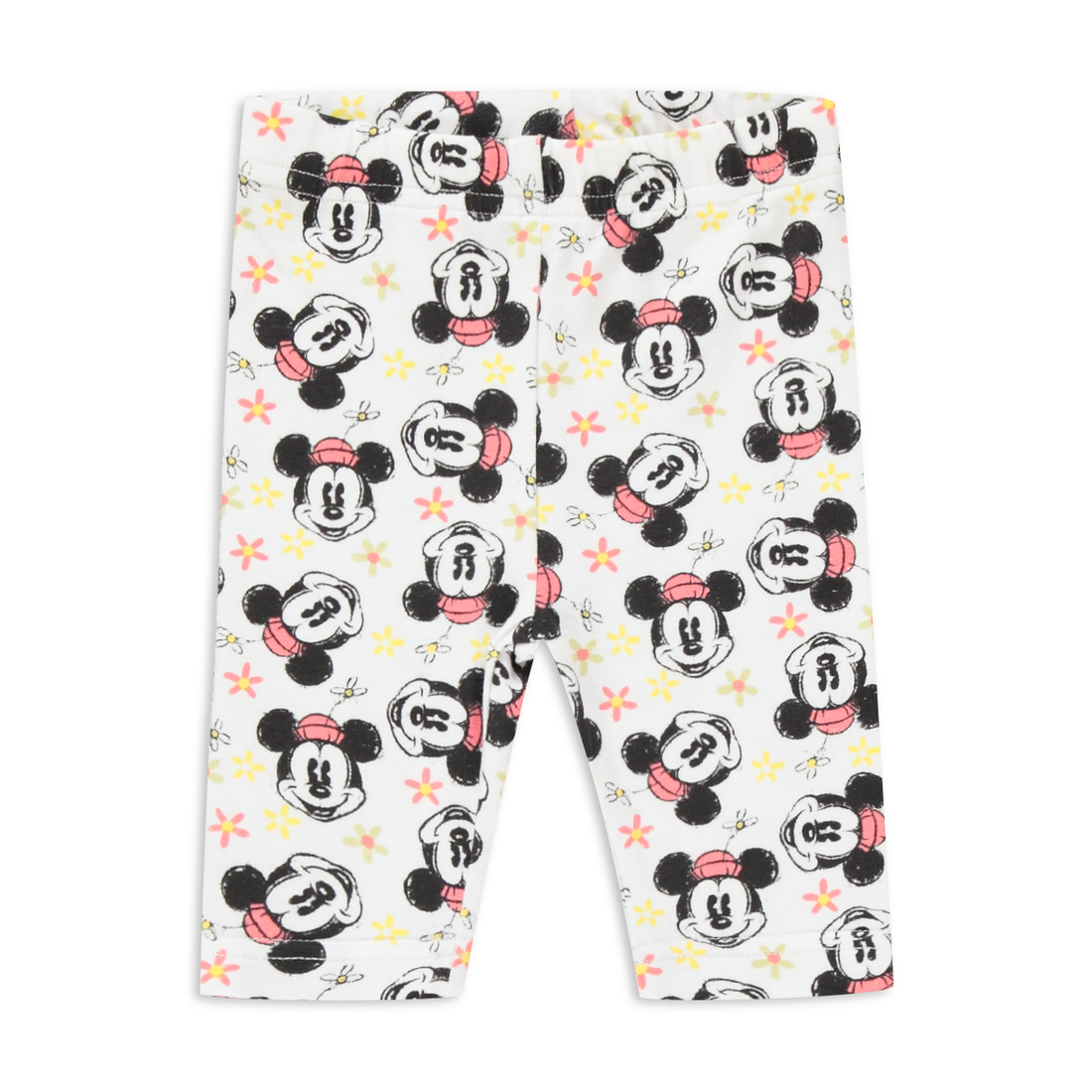 2 Pack Minnie leggings sunkissed coral-CORAL-6-12 MTHS