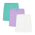 3 PACK Cycling Purple Pool Green and White-PURPLE-2-3 YRS