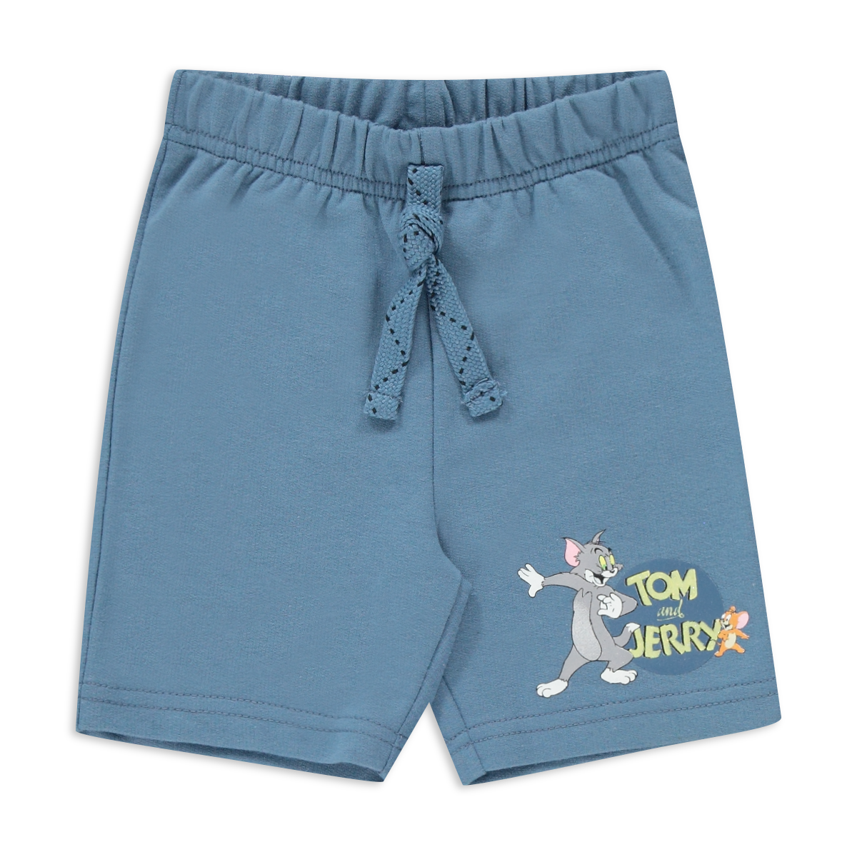 2 Pack Tom and Jerry fleece shorts limelight and m-YELLOW-6-12 MTHS (2)