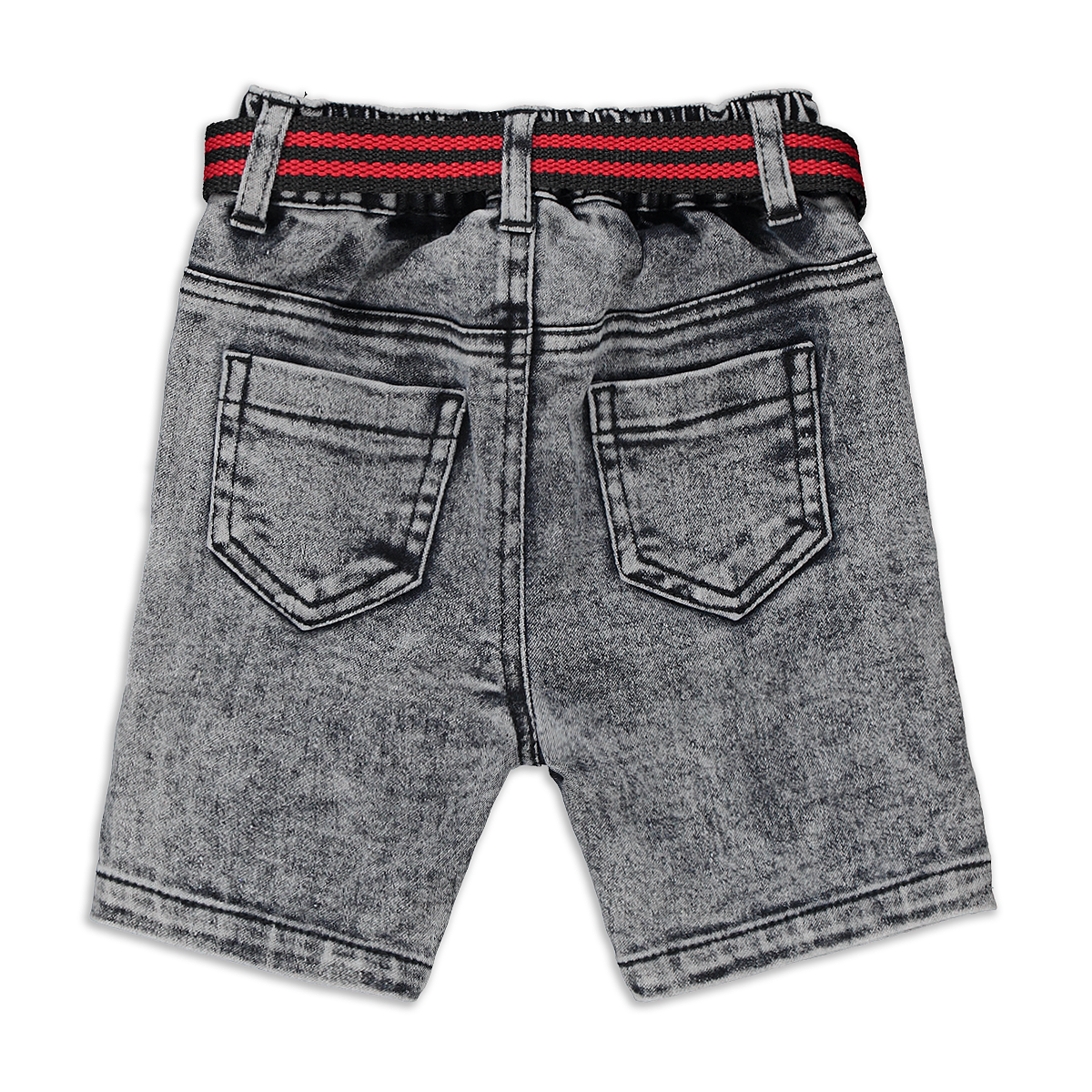 Spiderman belted denim short black wash-BLACK-6-12 MTHS (1)