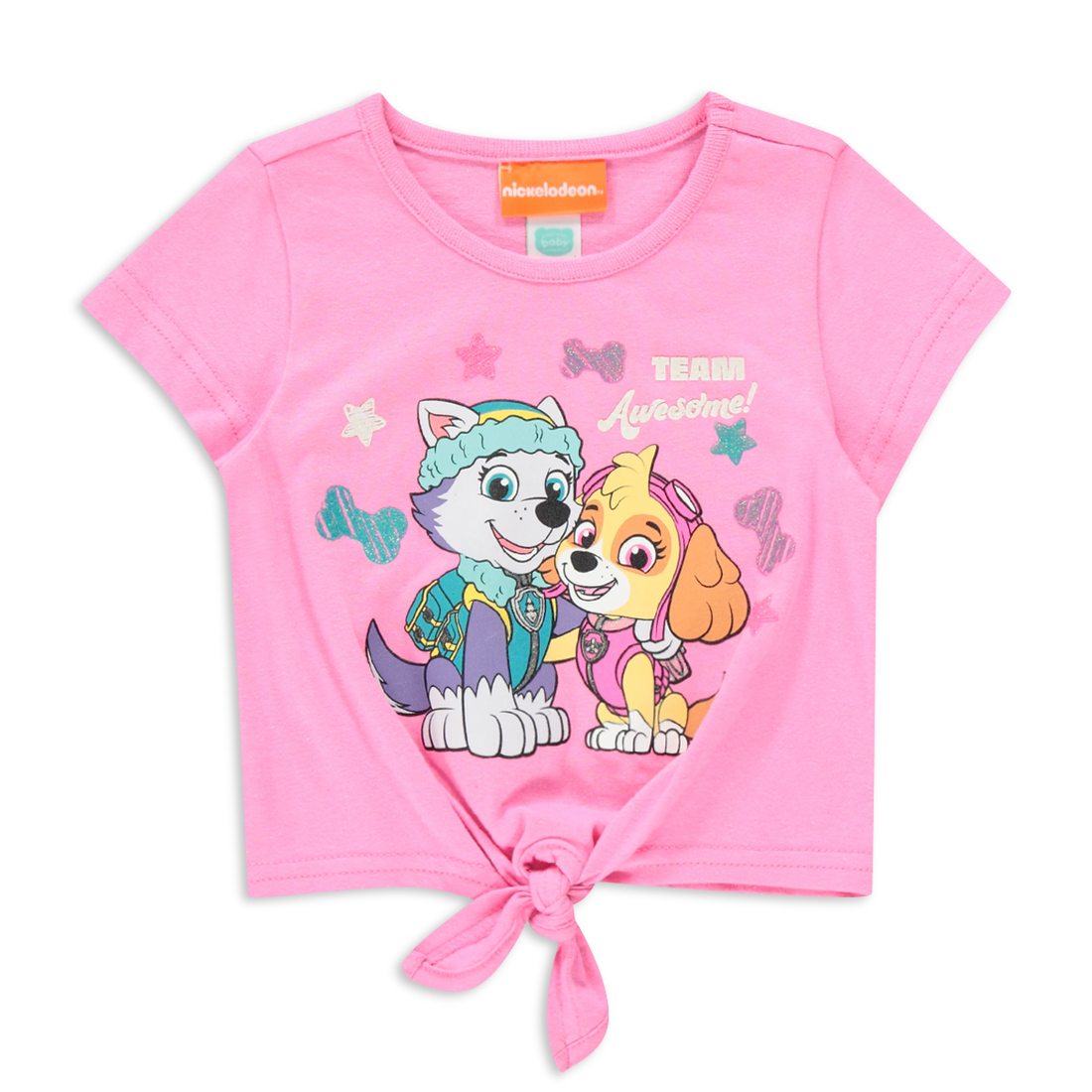 2 Pack Paw Patrol t-shirts white orchid-CERISE-6-12 MTHS