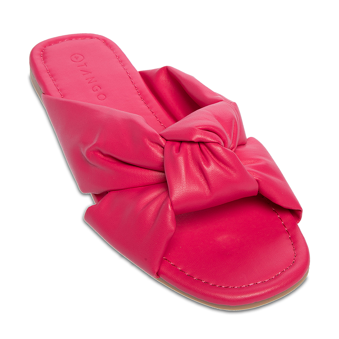 Knotted sandal cerise-CERISE-5