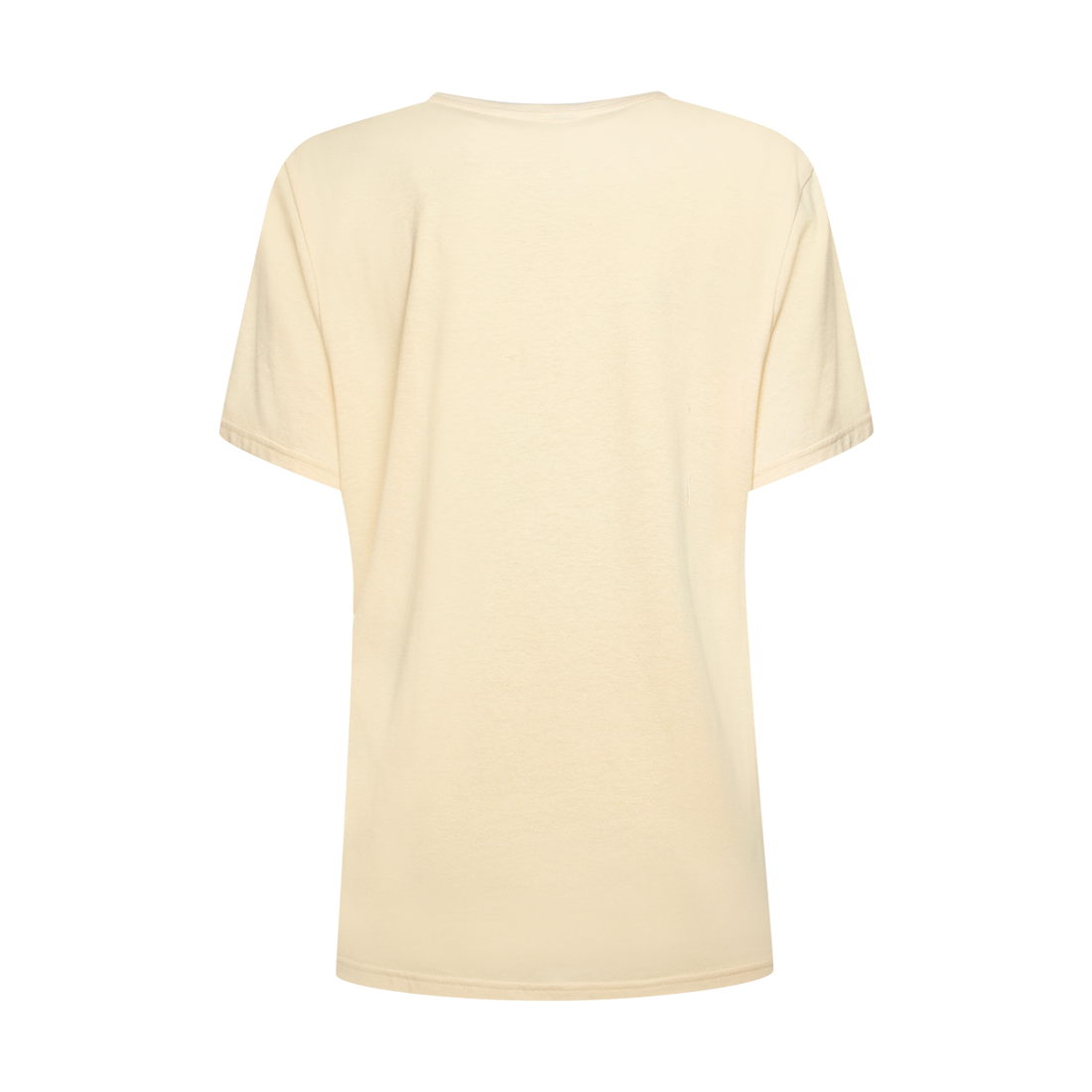 PL SSLV V-NECK COTTON T-SHIRT NATURAL TOP UP-NUDE-M