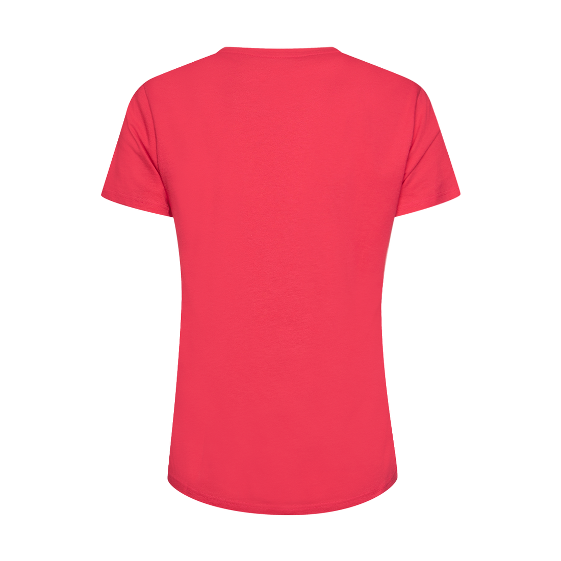 PL SSLV CREW NECK COTTON T-SHIRT CERISE PINK TOP U-CERISE-M