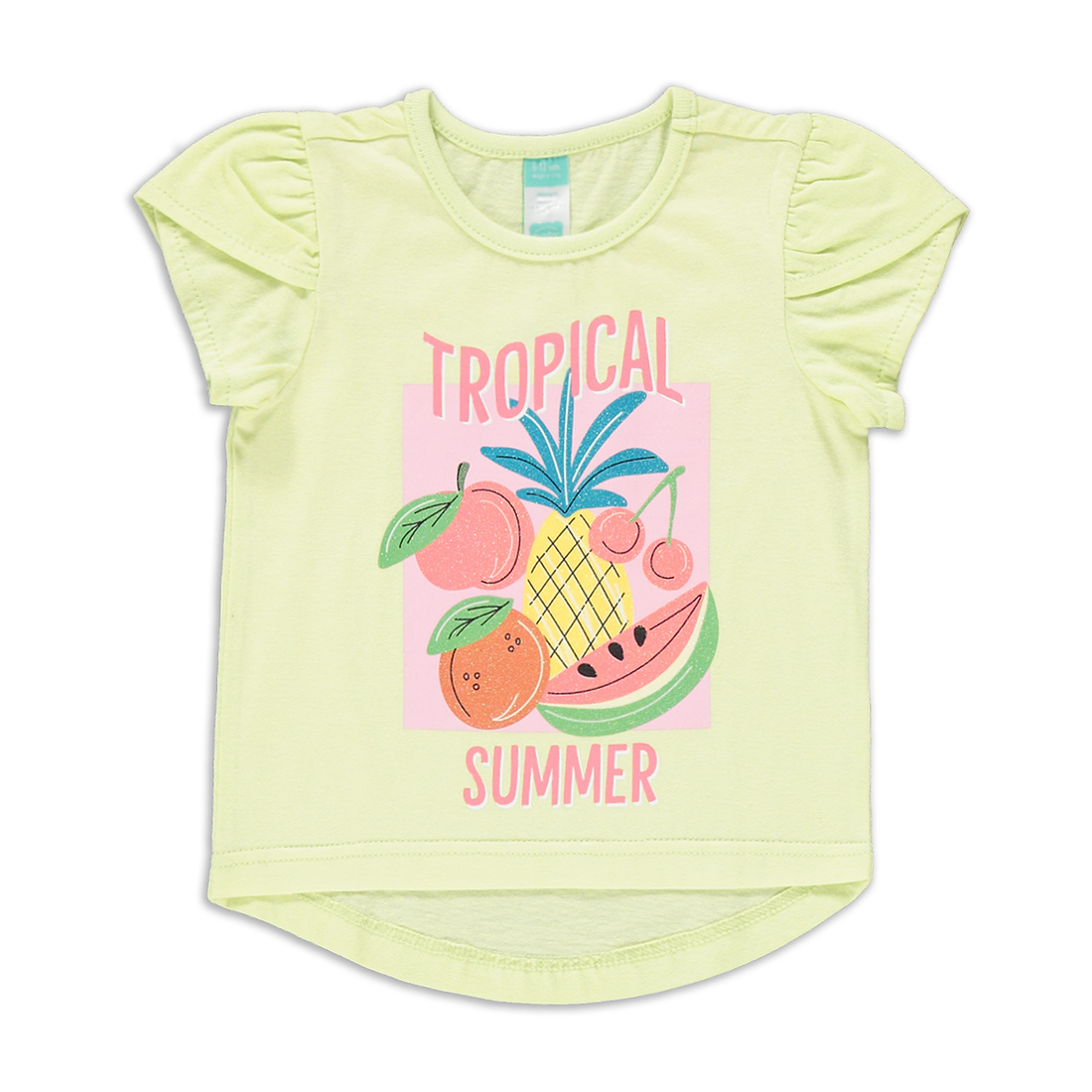 petal sleeve fruit printed tshirt shadow lime-LIME-6-12 MTHS