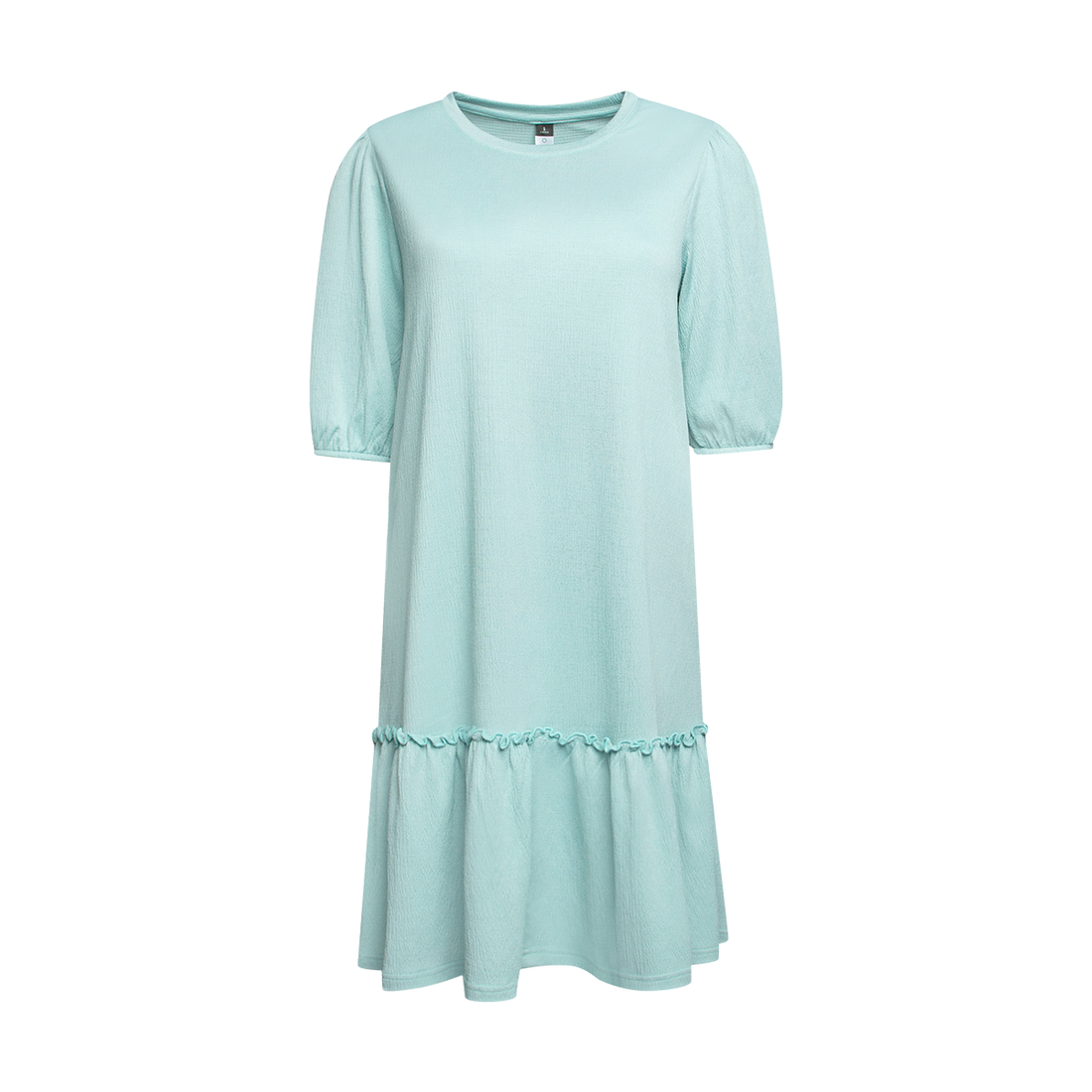 SAGE DOSIS KNIT  DROPPED HEM FASHION DRESS-SAGE-M