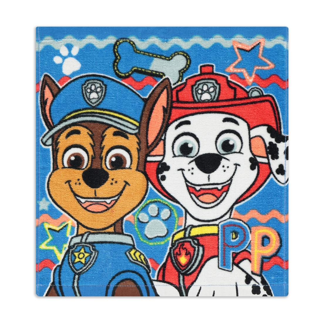 Paw patrol face cloth blue-MID BLUE-30X30 CM