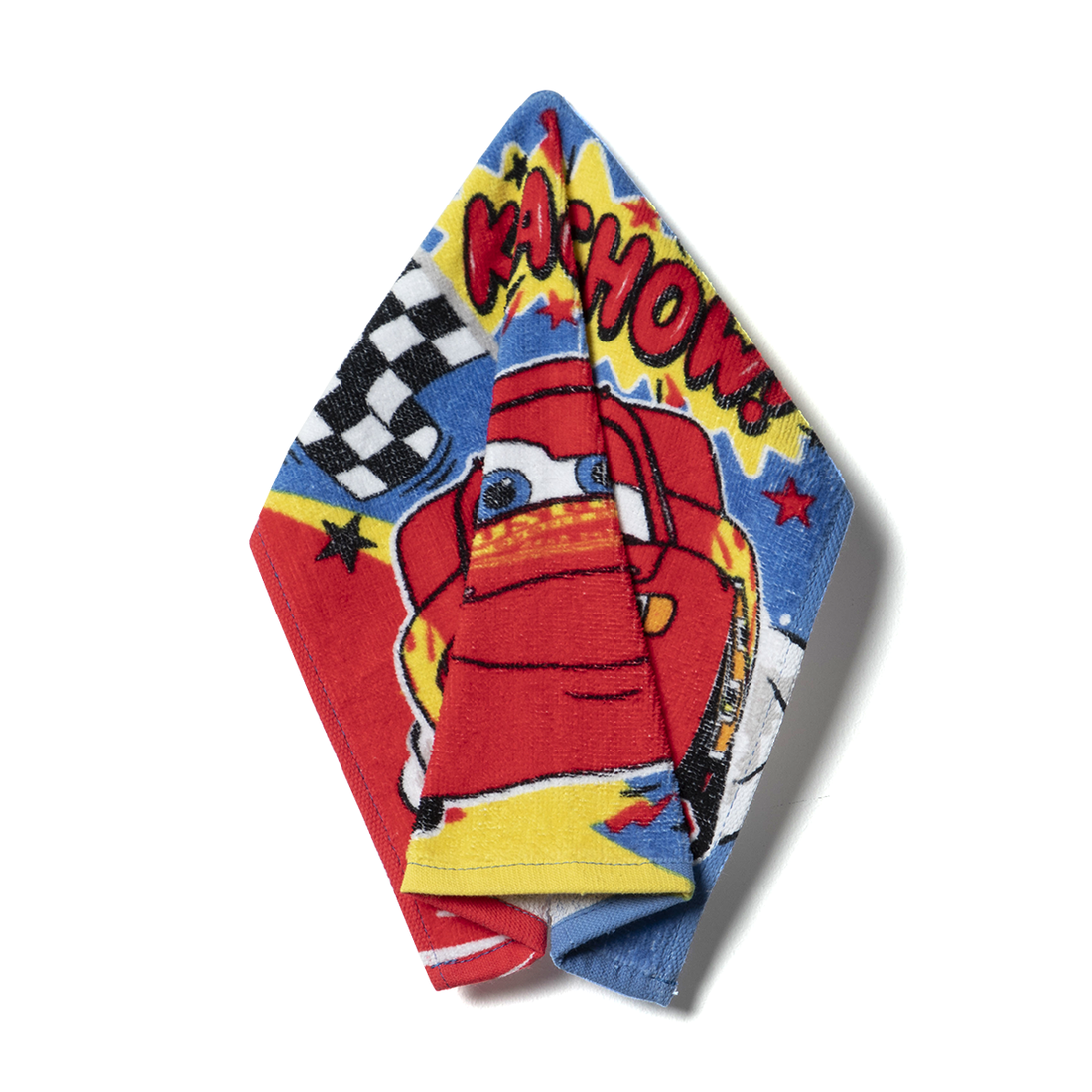 Cars face cloth red-RED-30X30 CM