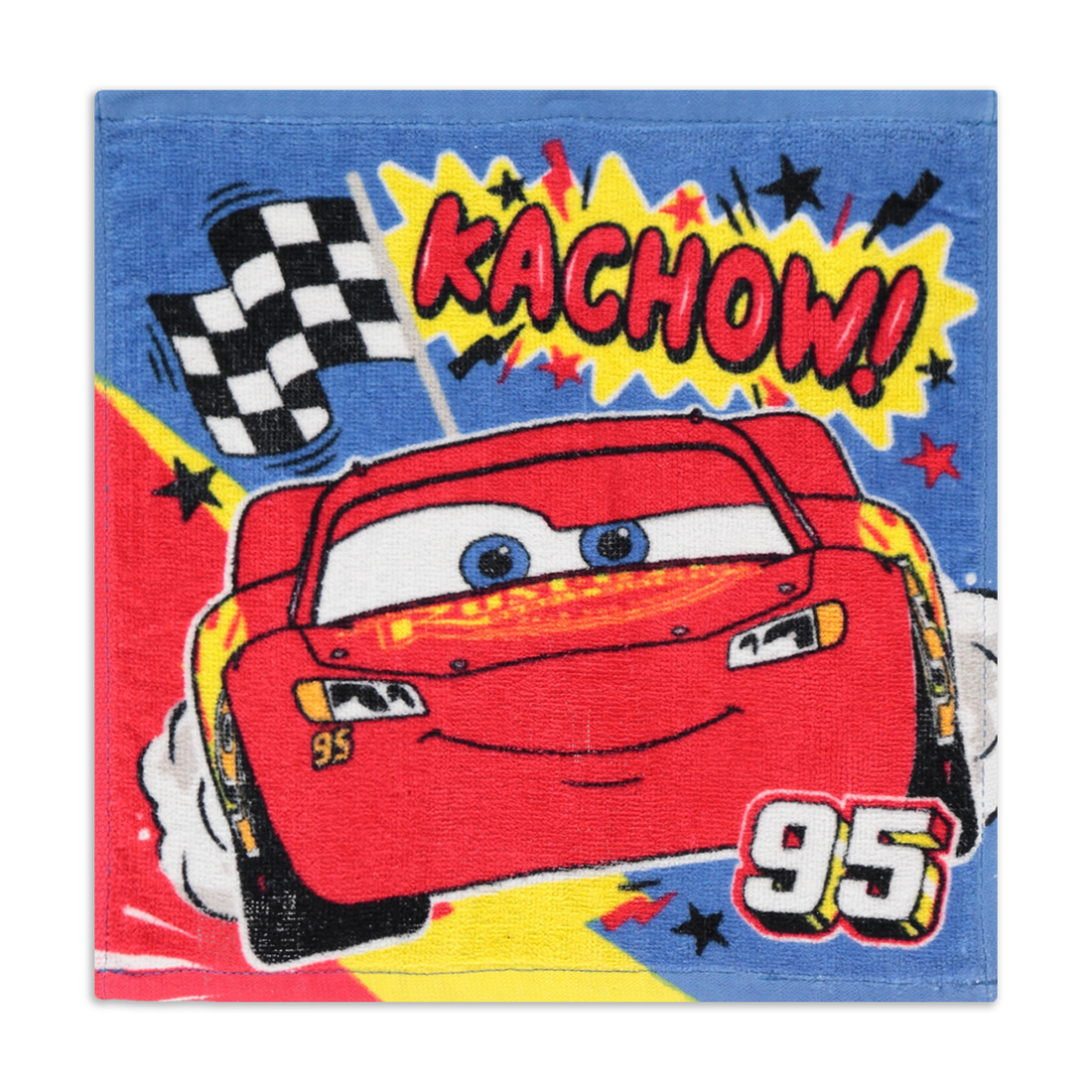 Cars face cloth red-RED-30X30 CM