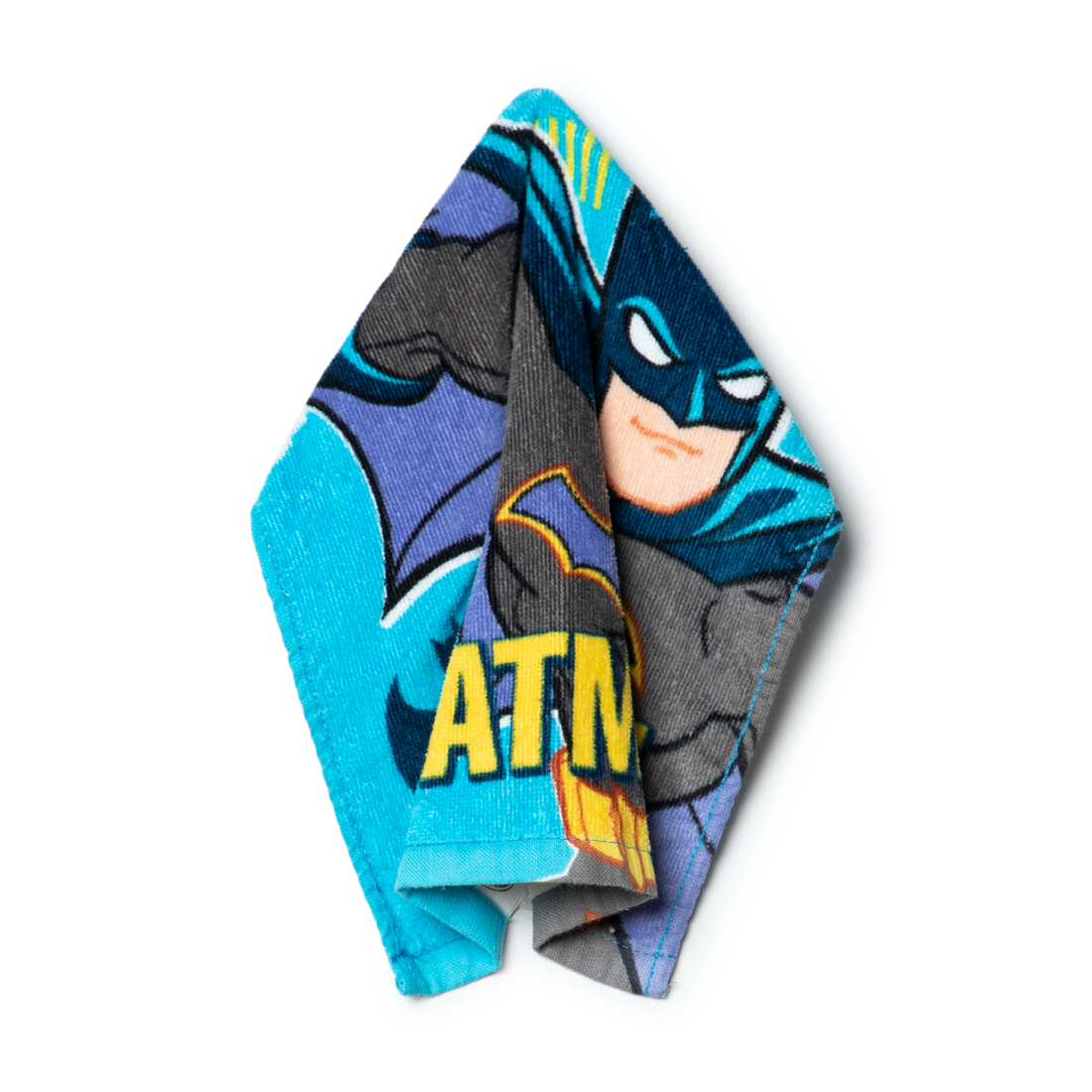 Batman face cloth blue-MID BLUE-30X30 CM