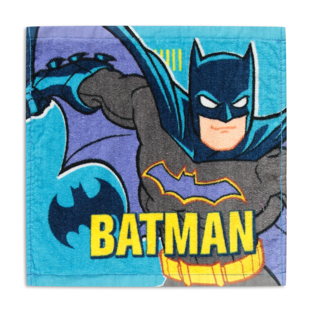 Batman face cloth blue-MID BLUE-30X30 CM