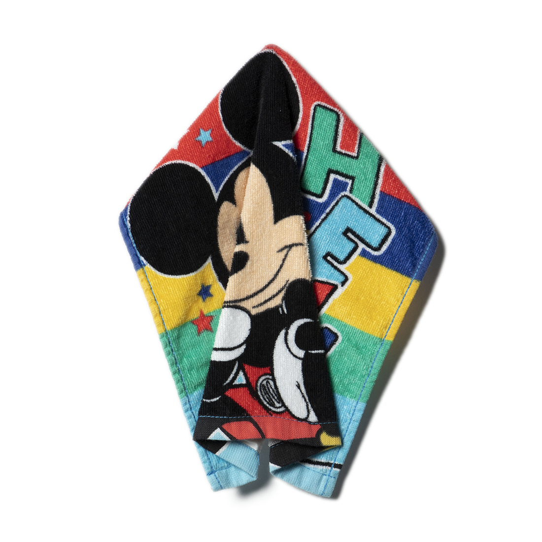 Mickey face cloth blue-MID BLUE-30X30 CM