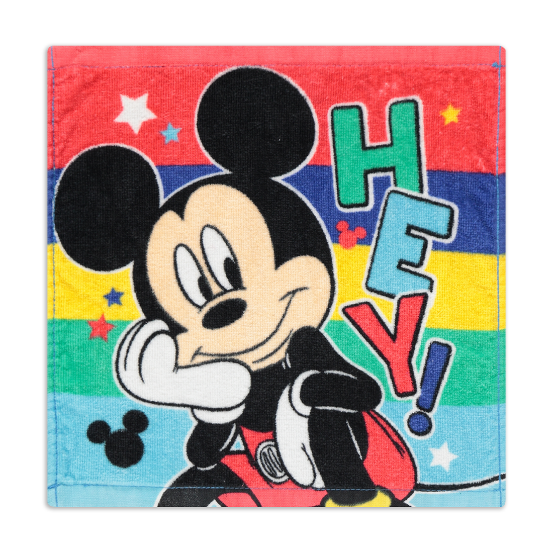 Mickey face cloth blue-MID BLUE-30X30 CM