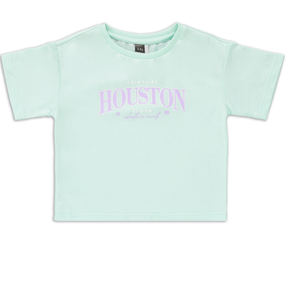 Boxy track top slogan aqua-AQUA-2-3 YRS