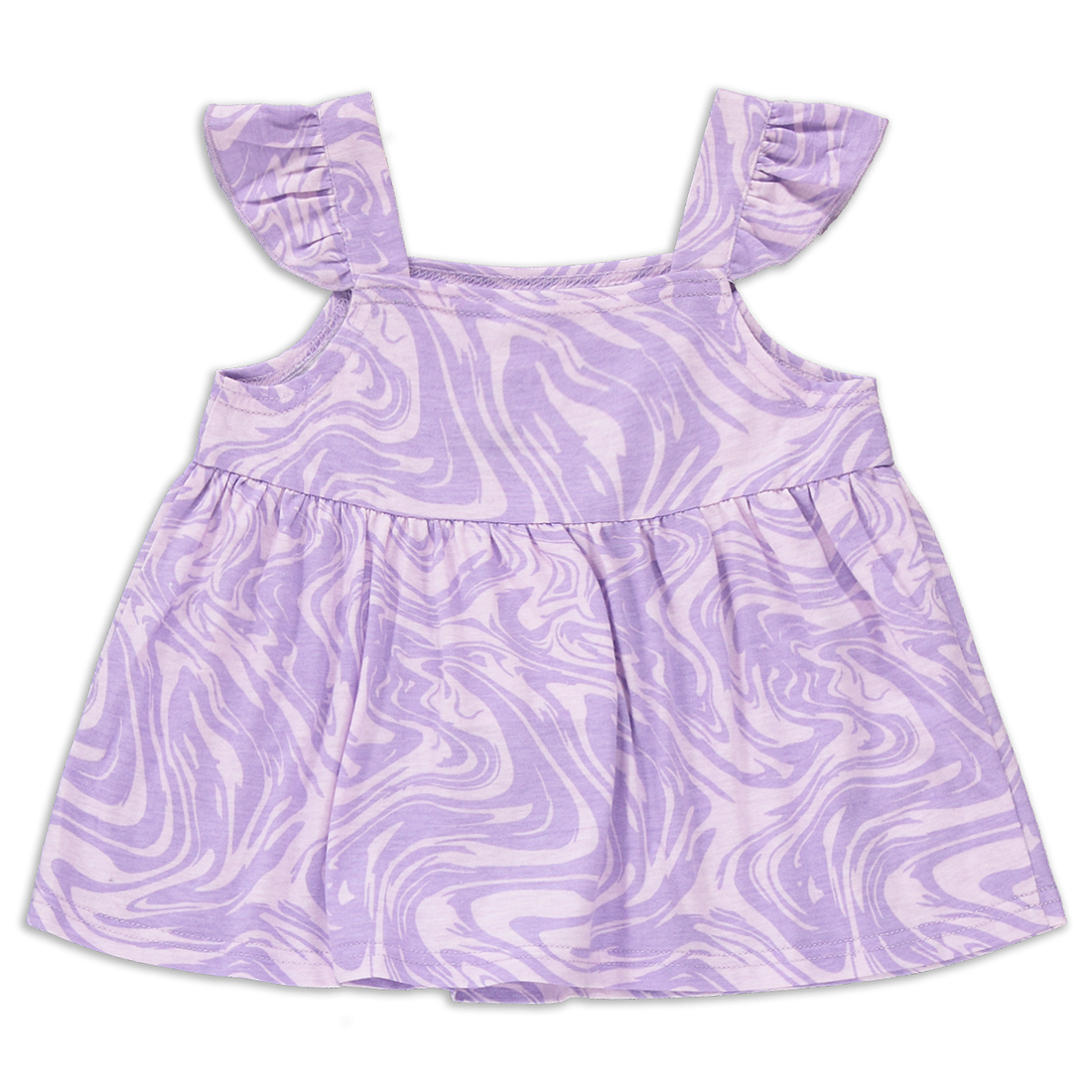 Frill vest wave print lilac-LILAC-2-3 YRS