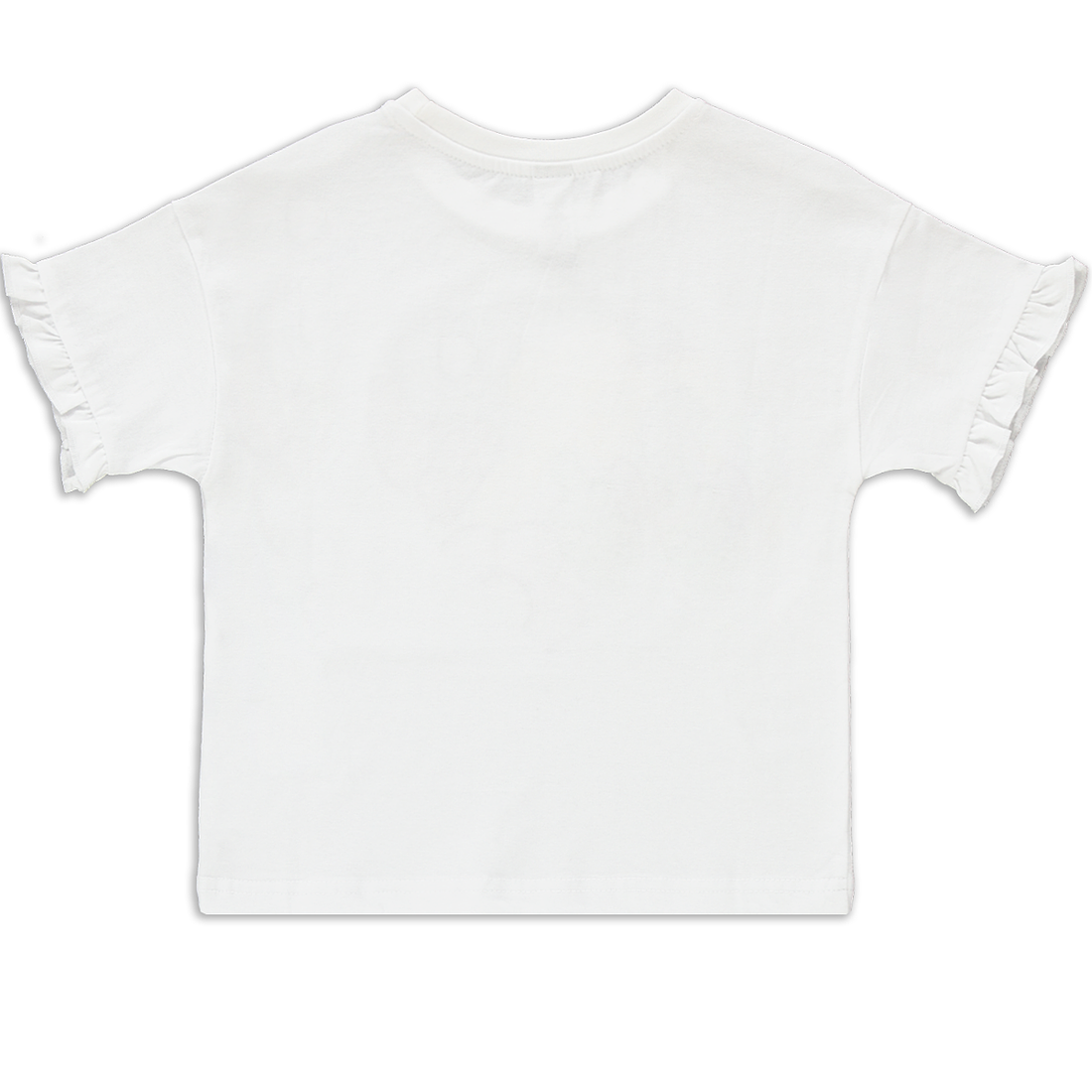 Frill sleeve heart trim white-WHITE-2-3 YRS