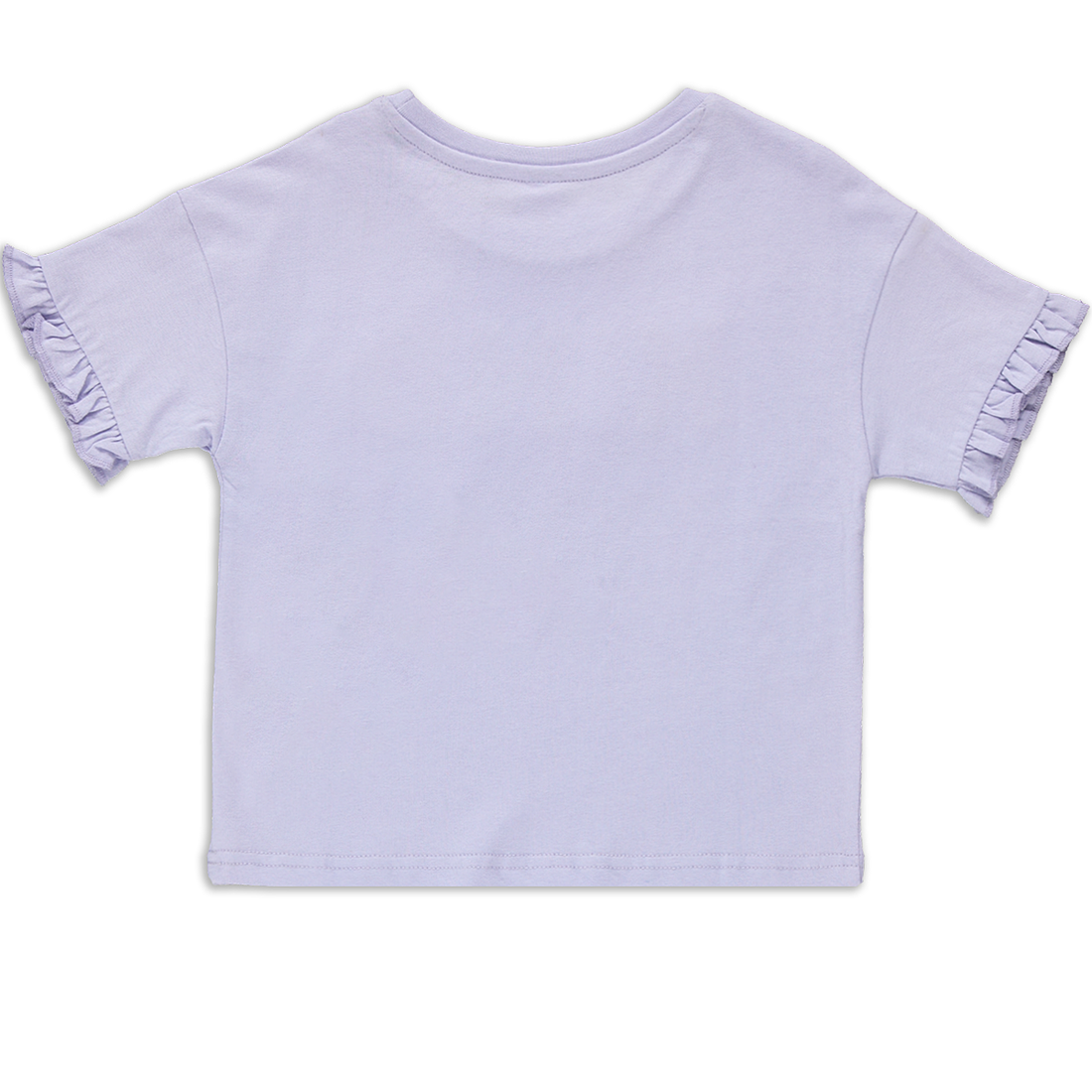 Frill sleeve love slogan blue-PERIWINKLE-2-3 YRS