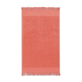 CORAL TEXTURE FRINGE GUEST TOWELS-CORAL-30X50 CM (1)