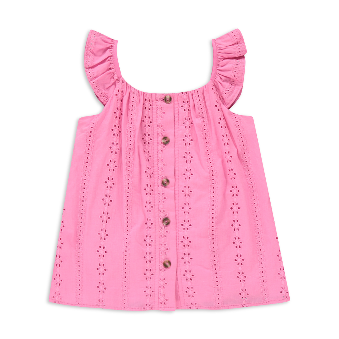 Vest in anglaise pink-MID PINK-2-3 YRS