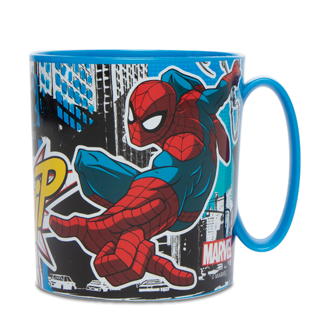 ST MICRO MUG SPIDERMAN STREETS-MID BLUE-ONE SIZE