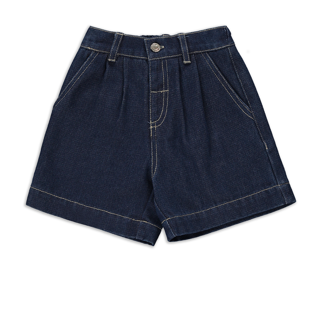 BERMUDA SHORTS MID BLUE-MID BLUE-3-4 YRS