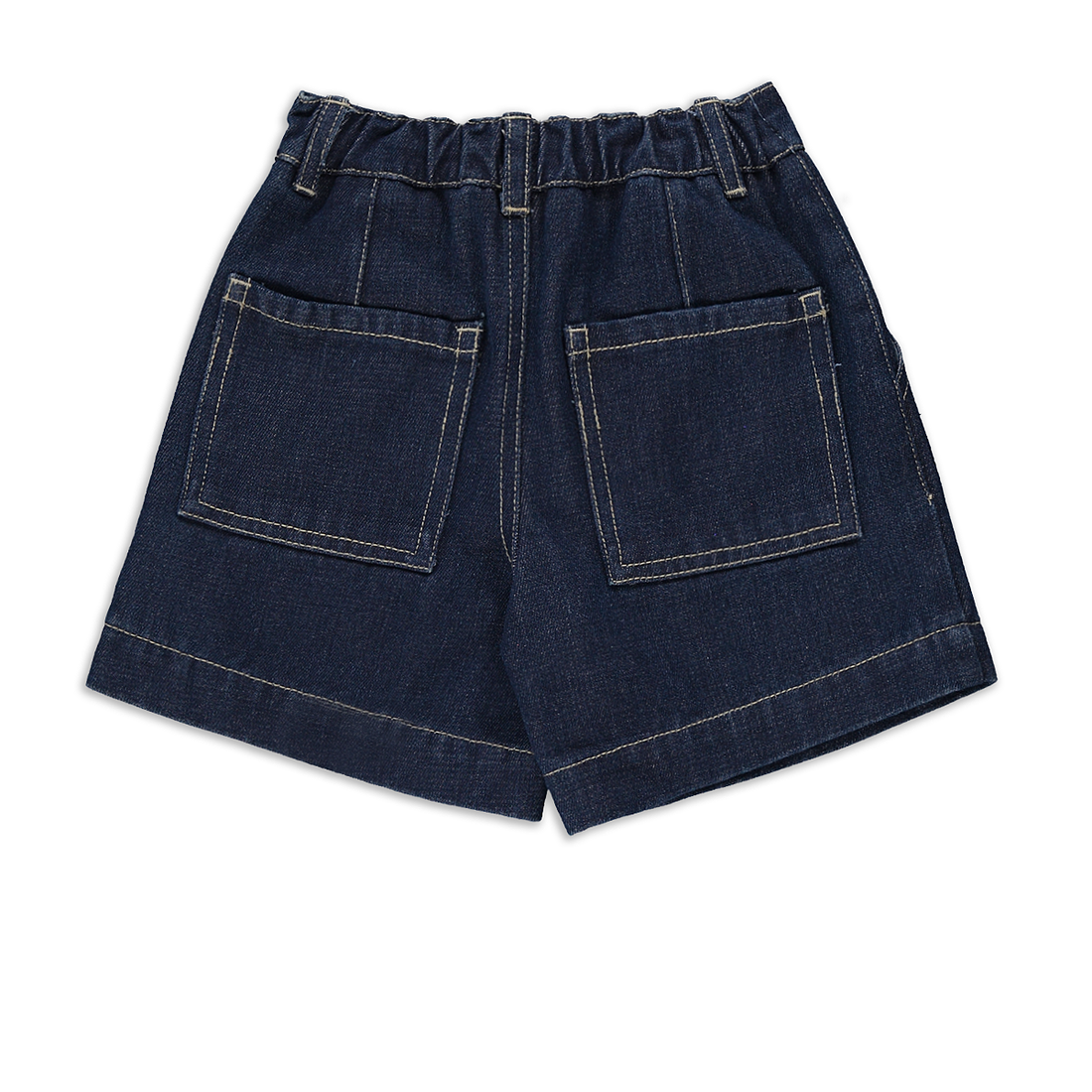 BERMUDA SHORTS MID BLUE-MID BLUE-3-4 YRS