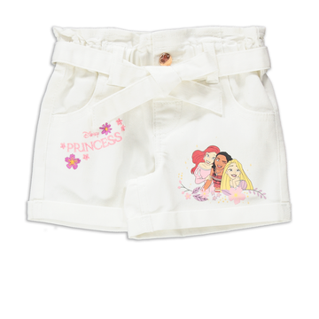 Disney Princesses denim short white-WHITE-3-4 YRS