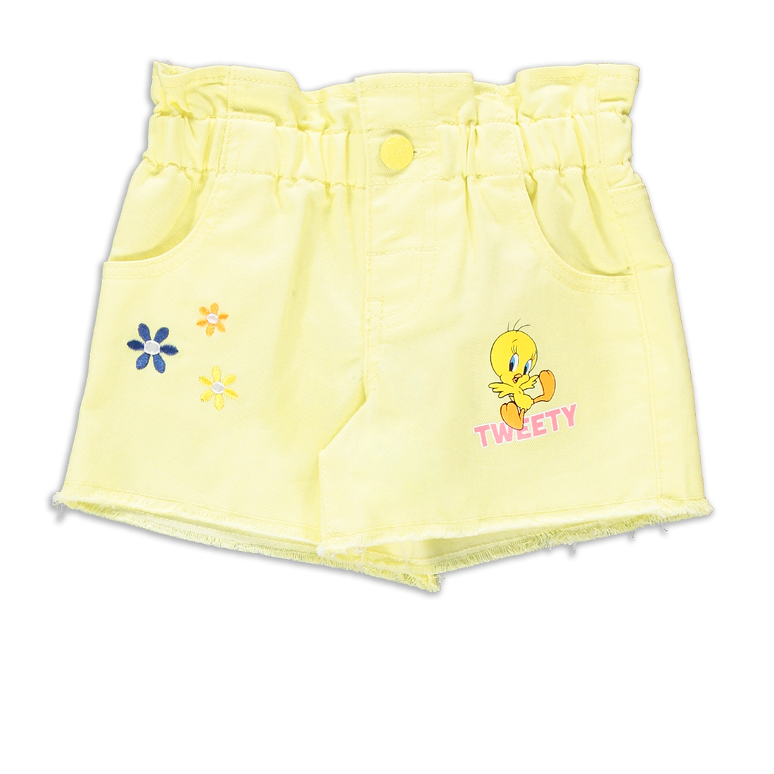 Tweety paperbag shorts yellow-LEMON-3-4 YRS