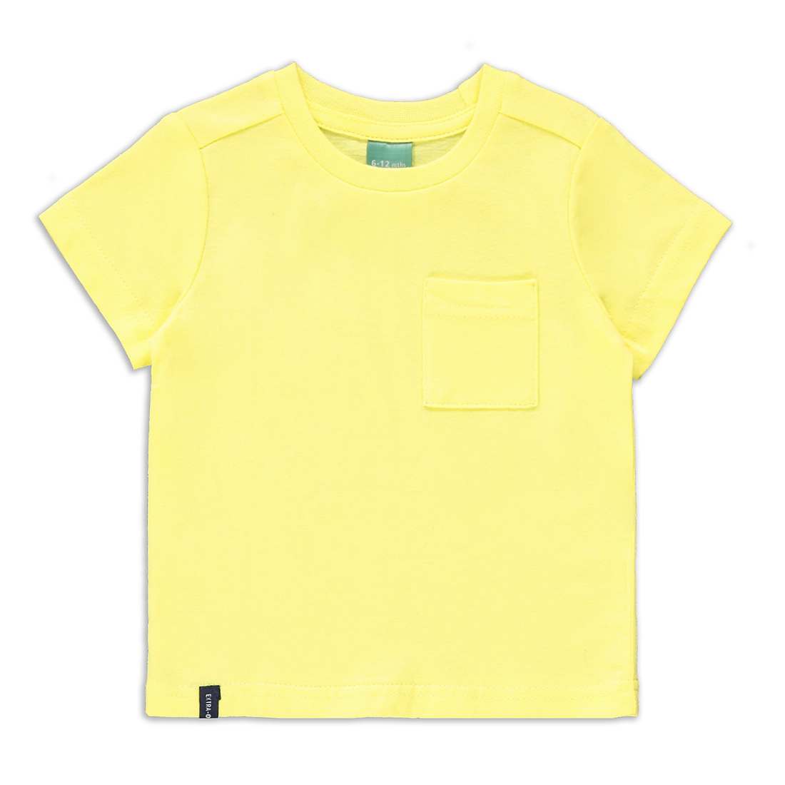 Basic short sleeve t-shirt yellow-YELLOW-12-18 MTHS