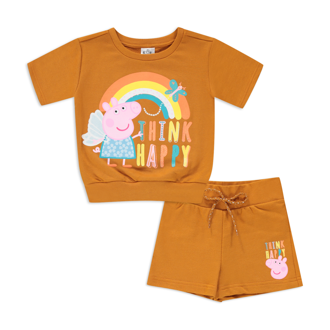 Peppa Pig sweat set brown-TABACCO-2-3 YRS