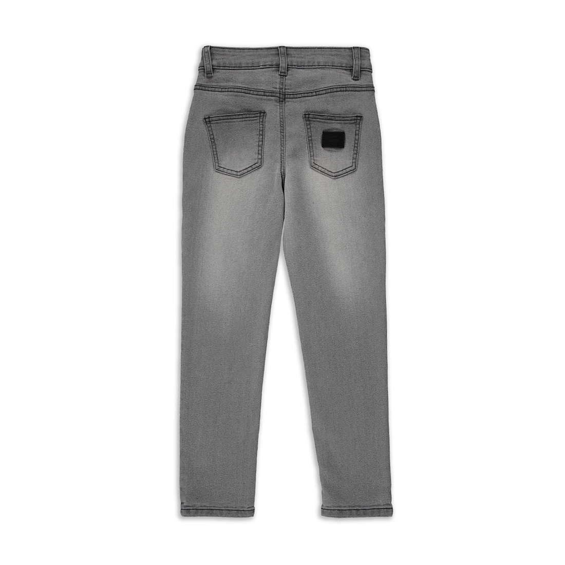 Tapered stretch basic denim trouser grey-GREY-9-10 YRS