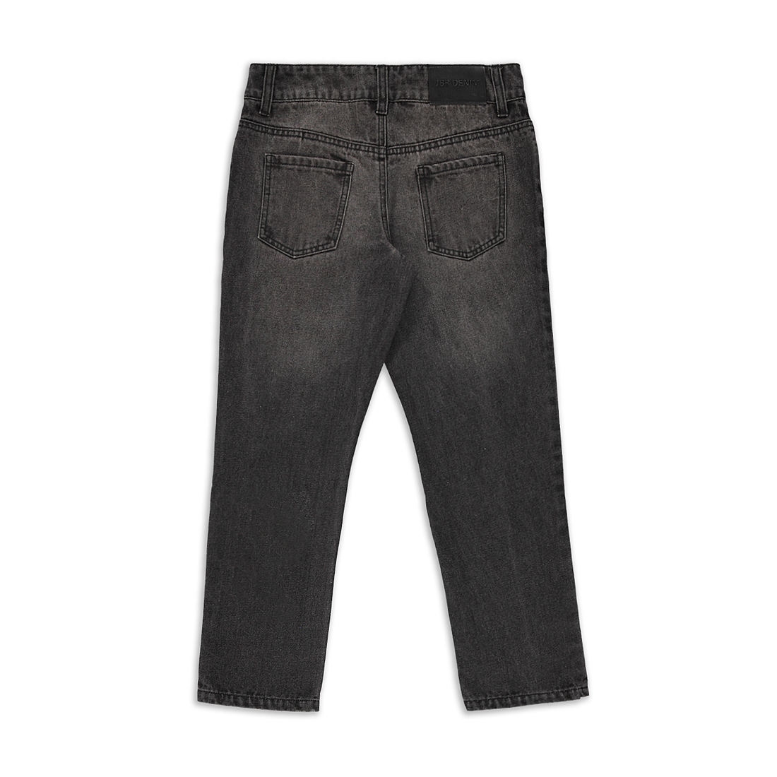 Ripped straight splatter trouser styled denim dark-DARK GREY-9-10 YRS