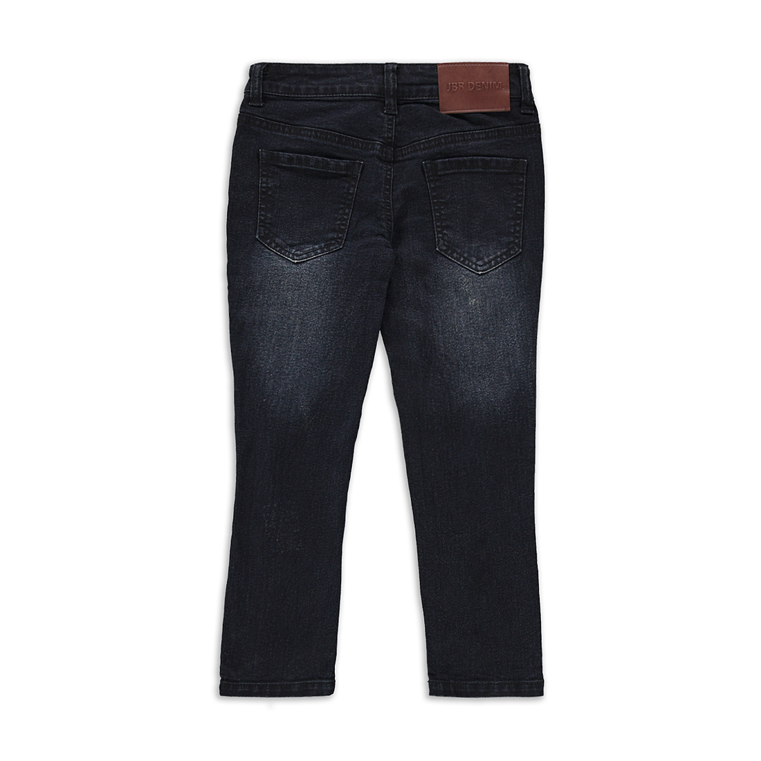 Ripped skinny trouser styled denim dark blue-INDIGO-9-10 YRS