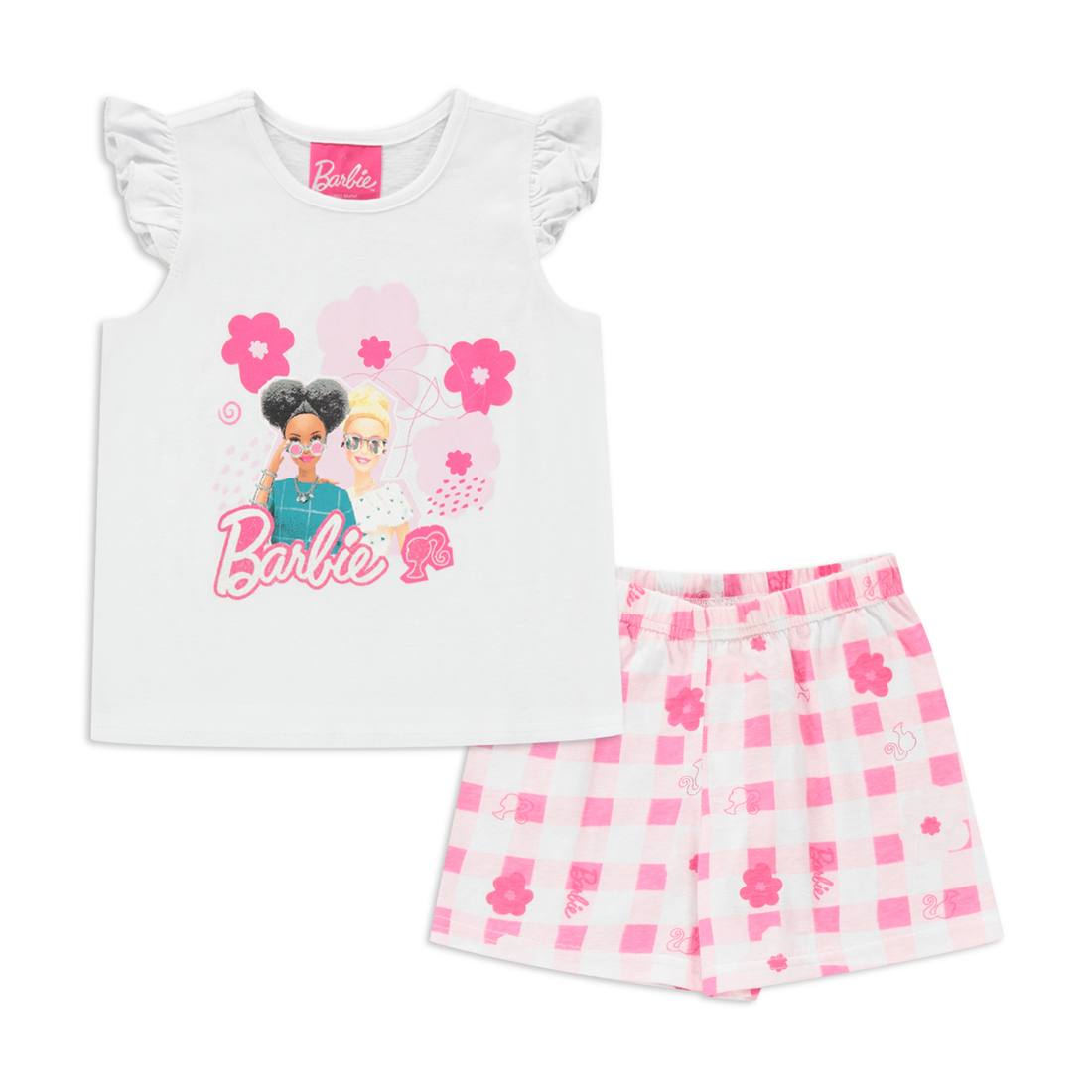 PG Barbie frill white-WHITE-2-3 YRS