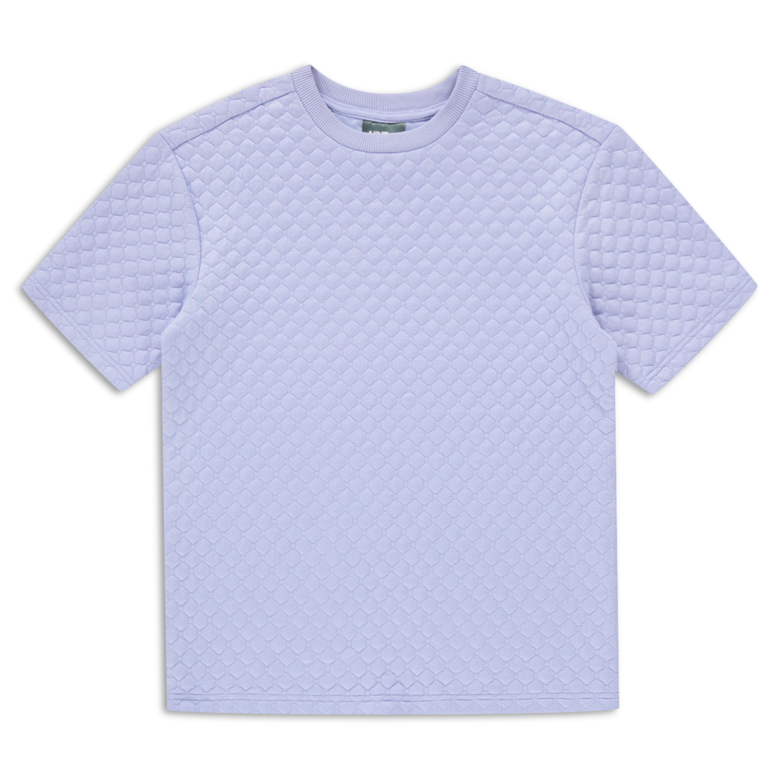 Quilted short sleeve set lilac-LILAC-7-8 YRS