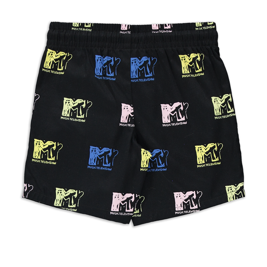 MTV woven short black-BLACK-9-10 YRS