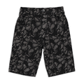 Shorts styled denim bandana print black-BLACK-2-3 YRS