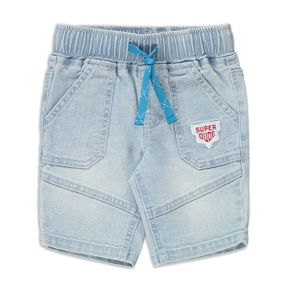 Shorts styled denim super dude BLUE-LIGHT BLUE-2-3 YRS