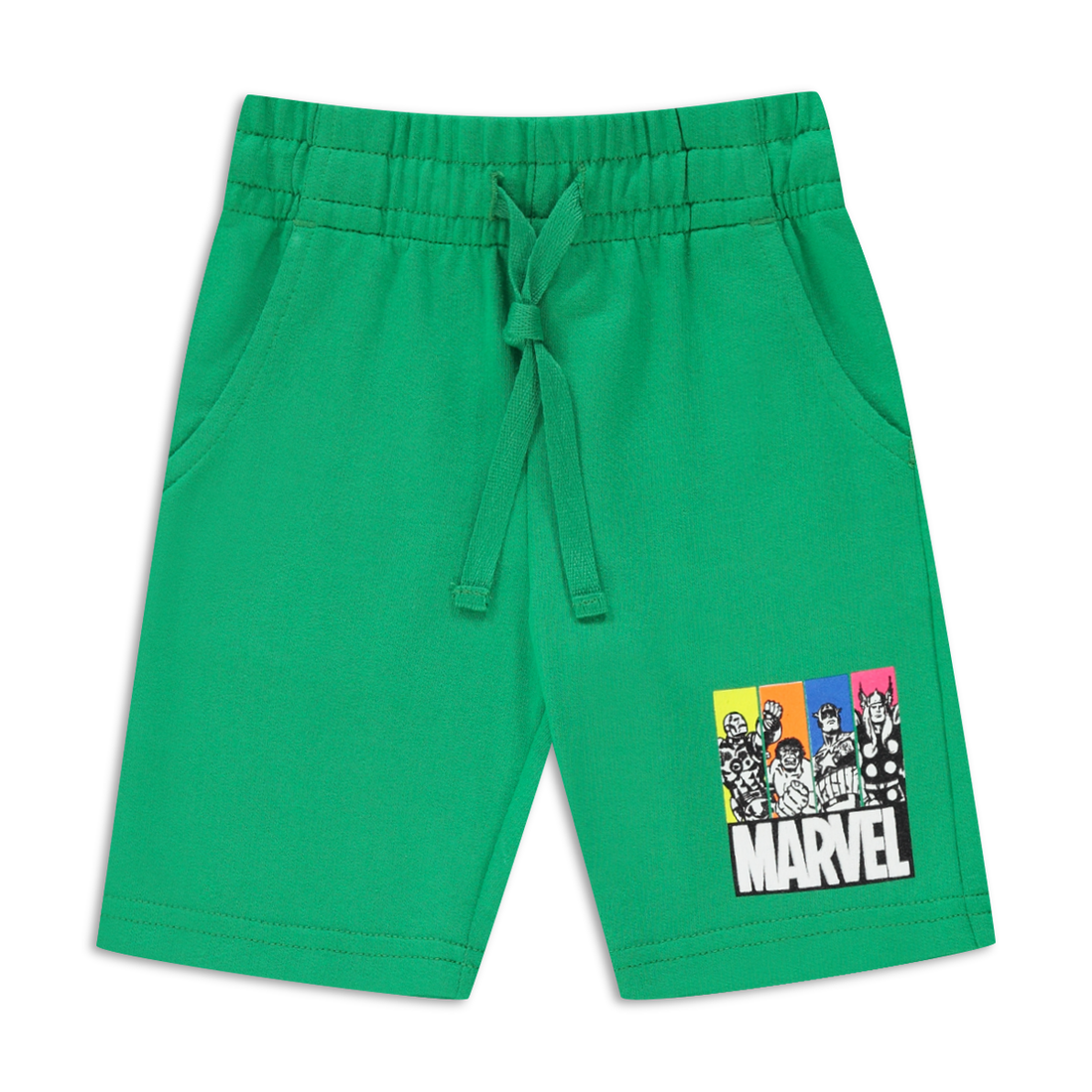 Marvel 2 pack knit shorts forest-FOREST-2-3 YRS