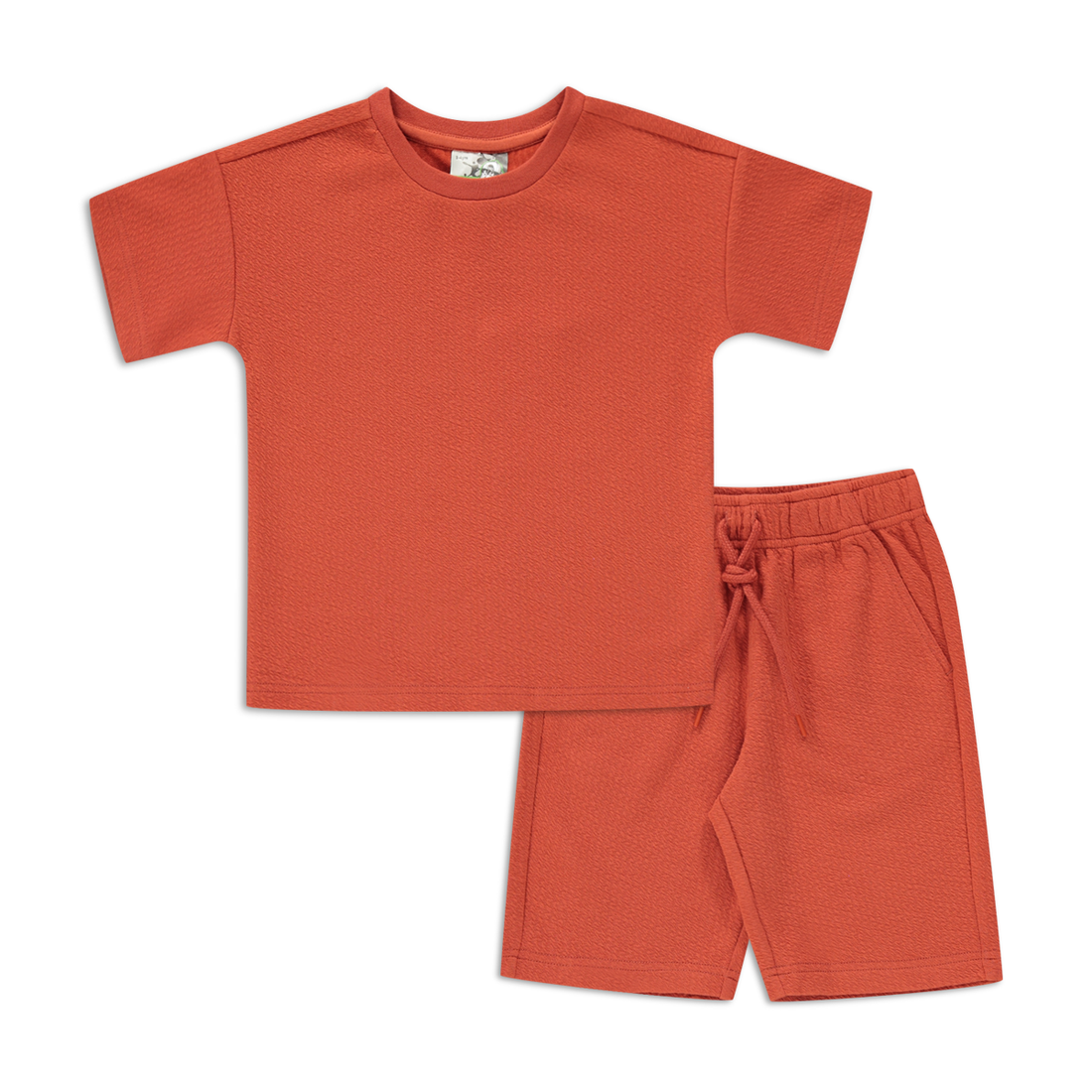 Bubble knit sets rust-RUST-2-3 YRS