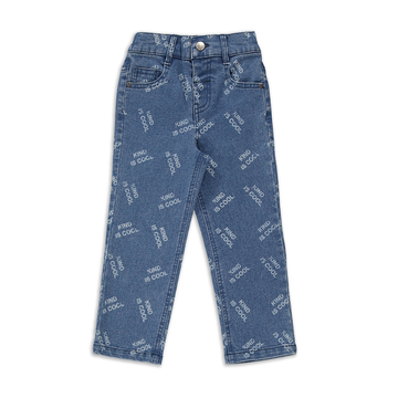 Styled denim kind is cool aop mid blue-MID BLUE-2-3 YRS