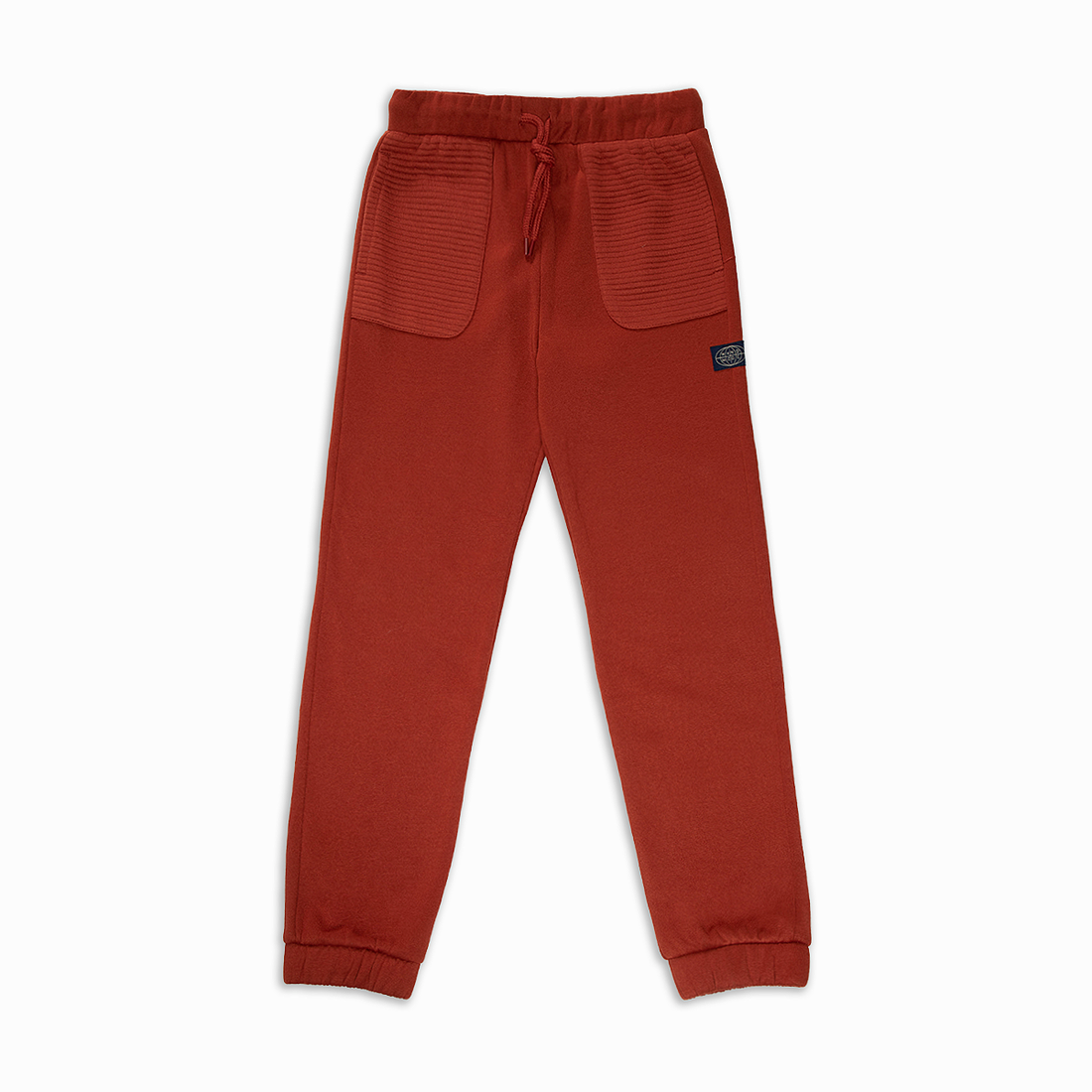 Ottoman trackpants with jet pockets burgundy-BURGUNDY-3-4 YRS