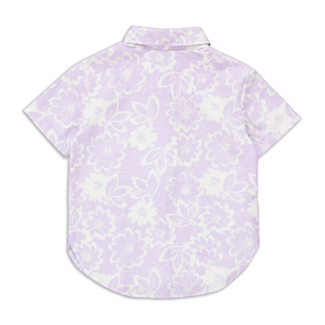 Floral print poplin shirt lilac-LILAC-2-3 YRS